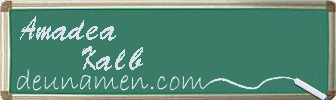 Amadea Kalb Visitenkarte